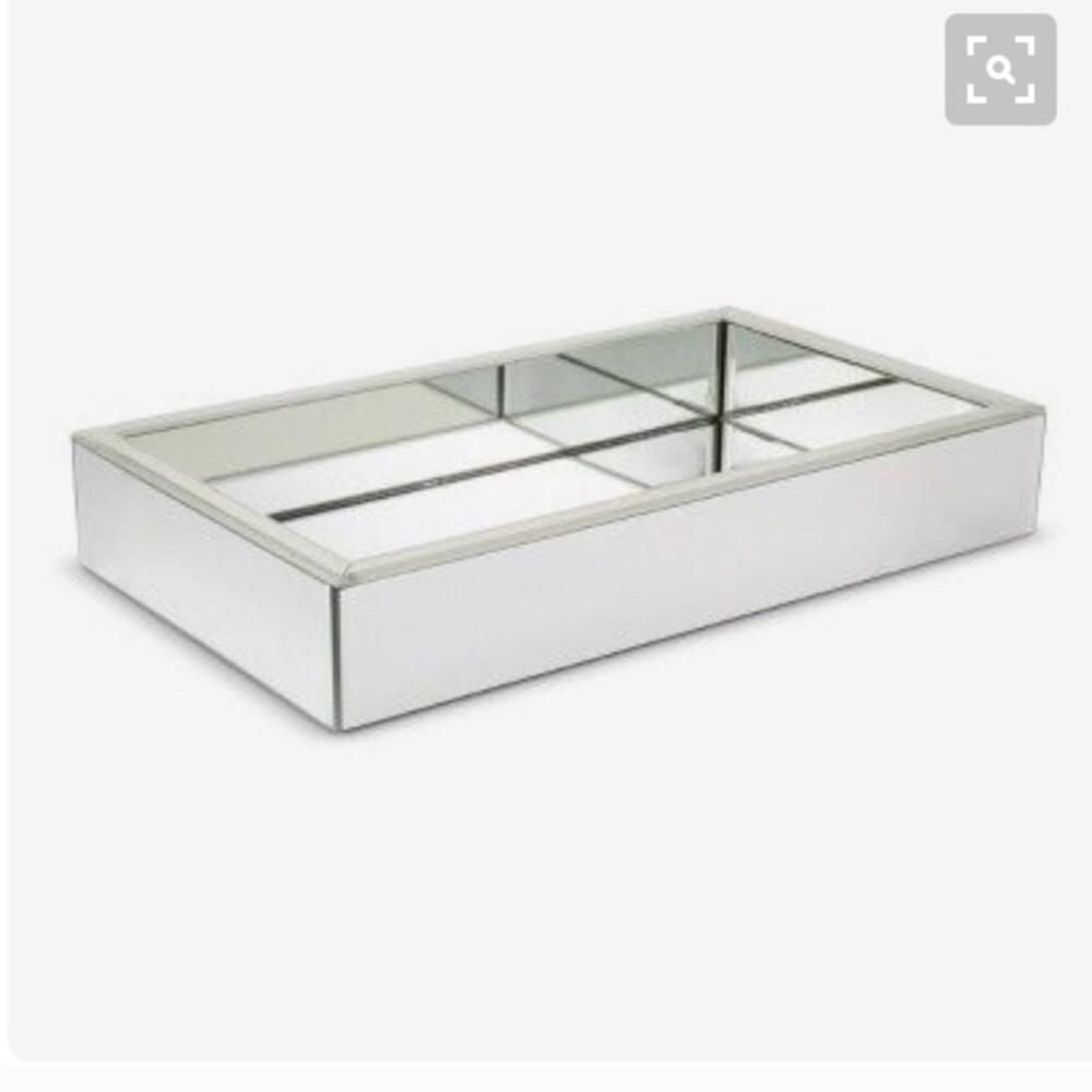 Rectangle Mirrored Tray - Picture 2 of 7